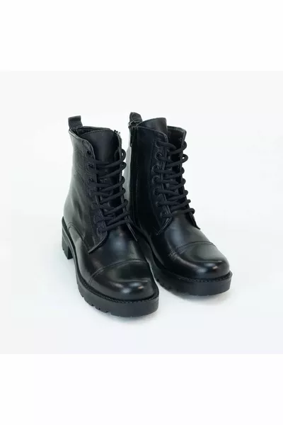 Classic black postal men's / women's casual shoes