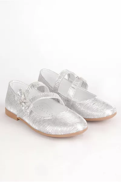 Сребърни ежедневни и вечерни рокли за момичета