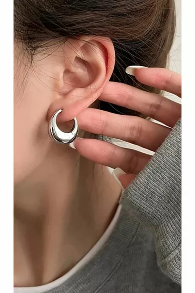 Orecchini Donna in Acciaio Argento