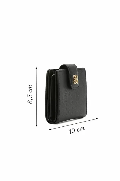 Women's Black Wallet ft