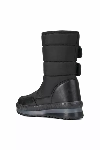 Winter Wool Non Slip Thermal Sole Velcro Women & Kids Snow Boots