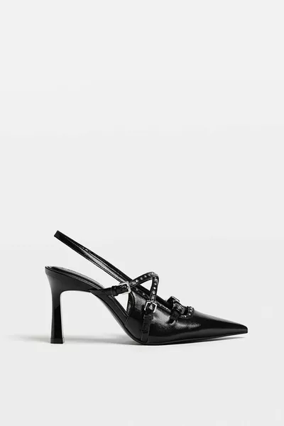 أحذية تدبيس وكعب عال