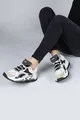  Weiß - Schwarz Damen Sneaker Casual Sneakers