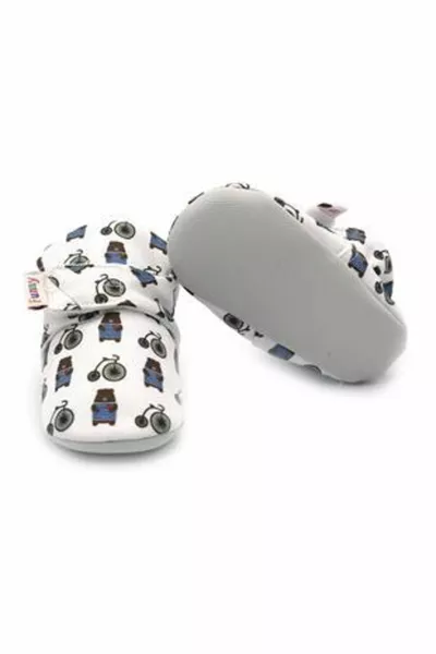 Rutschfeste Sohle Bio-Velcro Baby Panduf Nicht verschwitzt Weich Niedlich Figur Rah