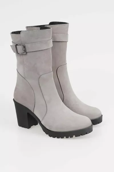 جلد طبيعي المرأة عديمة الدانتيل أحذية ذات كعب أحزمة