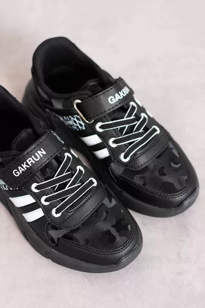 Унисекс детски еластични и велкро ежедневни маратонки