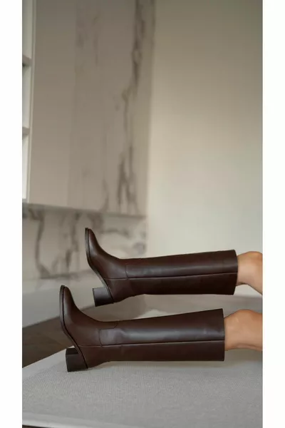 الملمس القهوة أحذية جلدية أصلية