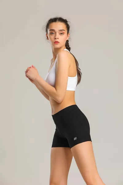 Net Sports Modal Dames Volleybal Mini Leggings Zwart