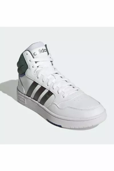 Hoops 3.0 Mid White Herren Sneakers 