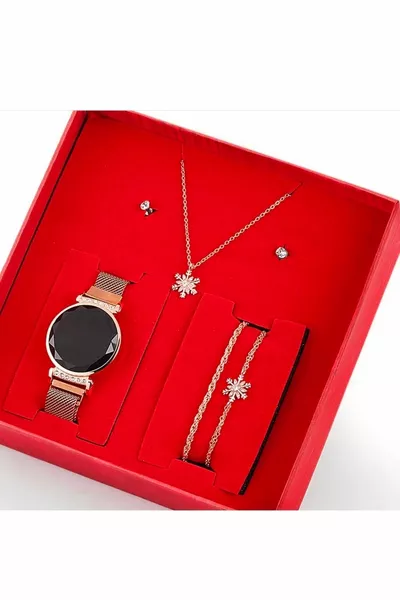 Touch женские наручные часы ожерелье браслет набор сережек