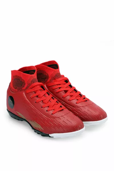 Hadas HS حذاء كرة قدم رجالي أستروتيرف أحمر