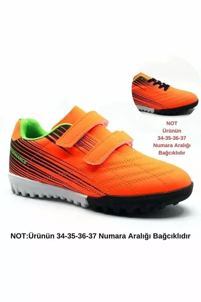  حذاء رونالدو بويز أستروتيرف لكرة القدم - برتقالي - 