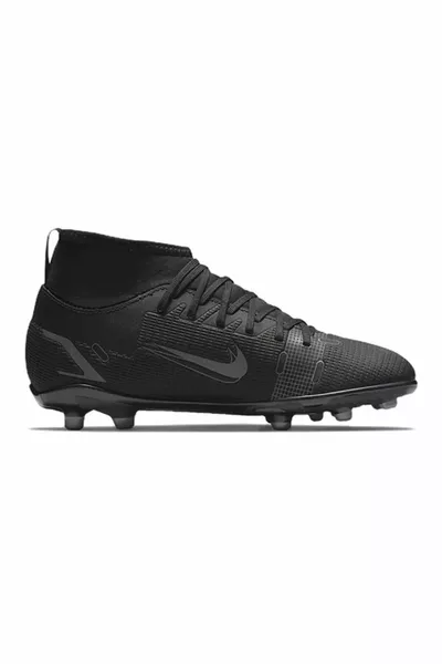 Children's Turtleneck Football Boots Black (Mold 1 Narrow Number)  