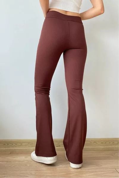 عالية الخصر بيك اب الإسبانية طماق السراويل مع الصوف داخل الشتاء التضليع