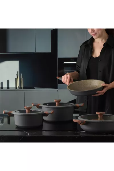 Stone 7-Piece Granite Cookware Set