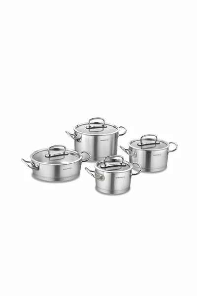 Proline Cookware Set 8 Pieces Inox