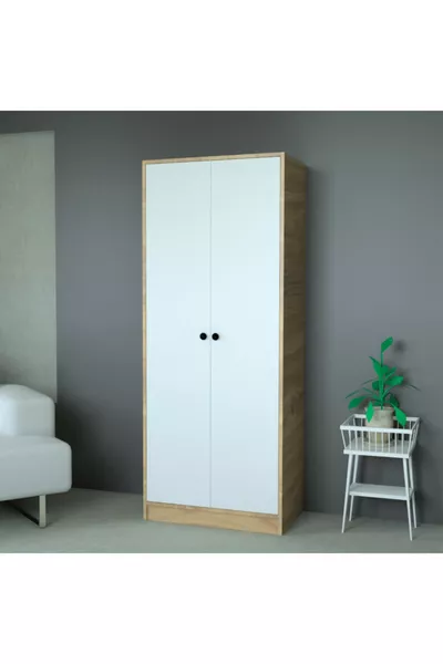 Vegas Wardrobe 2 Hanging Rails No:1