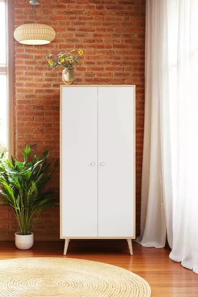 Armadio Milano / Armadio Abiti a Due Ante