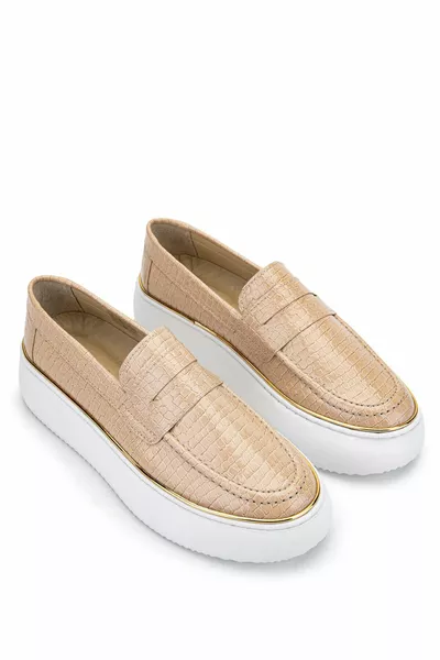 نسائي نباتي أحذية كسول عارية