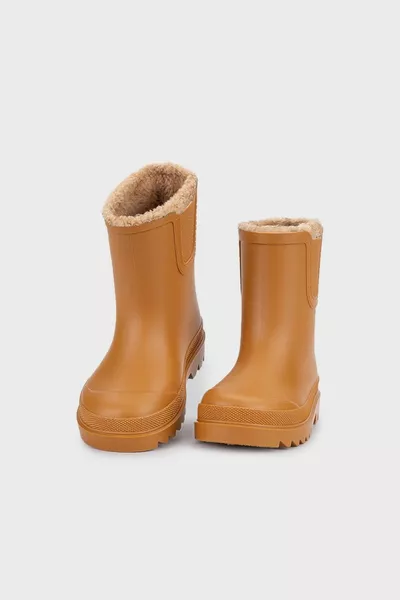 ماء الفراء داخل أحذية المطر للجنسين أحذية المطر للأطفال 