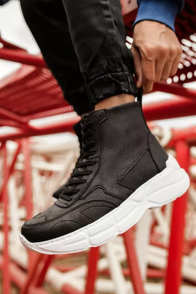  BT Bottes de sport pour hommes NOIR