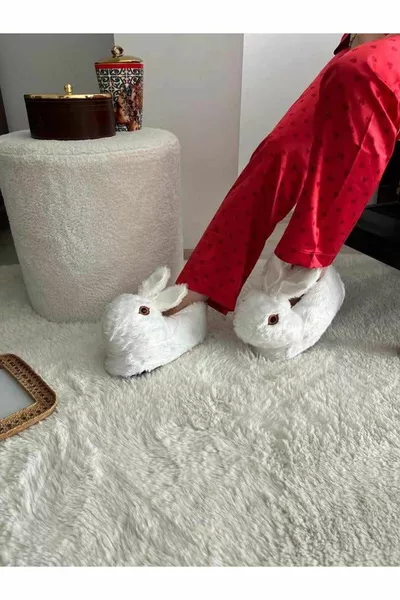 Kaninchen Figur Plüsch Panduf Zuhause Pandufu Haus Schuhe Haus Stiefel Halten Fuß Warm