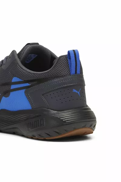 نشط طوال اليوم - رمادي قوي - بوما أسود - أزرق