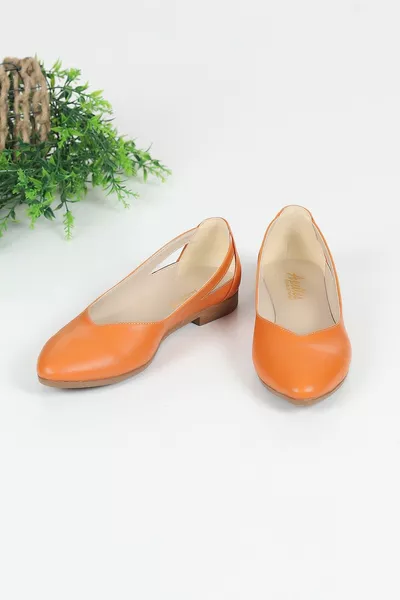 Туфли женские повседневные с прямой стороной открытые балетки