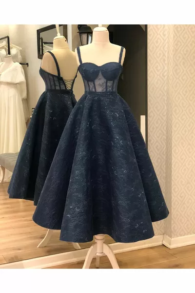 Indigo Grain Skirt Sparkling Abito da sera e abito da sera