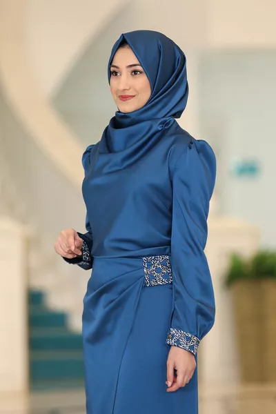 Tuana Satin Hijab Abiti da Sera