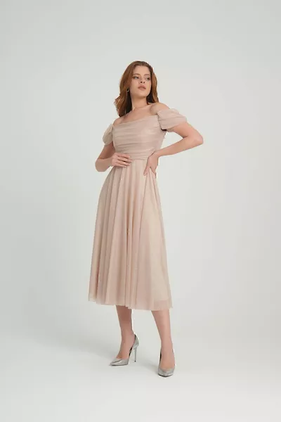 المرأة الأشرطة degaje طوق منخفضة الأكمام الشتاء متوهجة بريق اصطف فساتين السهرة دعوة الزفاف