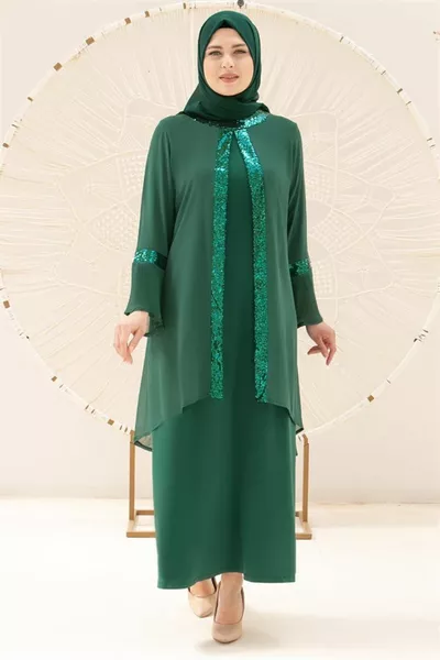 Дамски вечерни рокли Esila - Emerald 