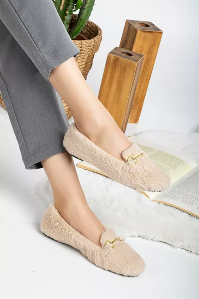 Peluche Douce Femme Home Drum No Sound Semelle légère Panduf Home Pandufu