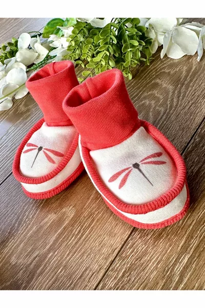 Пинетки для новорожденных Стрекоза