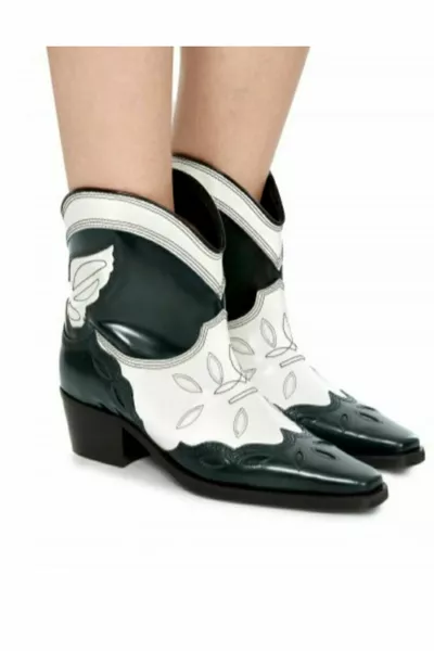 Stivali da cowboy in vera pelle