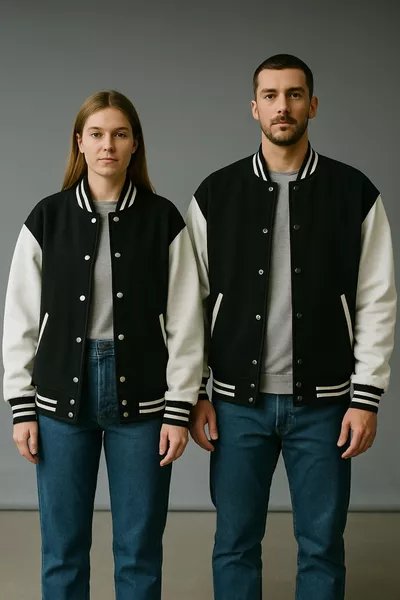 Basic  Oversize Premium Collegejas % Katoen