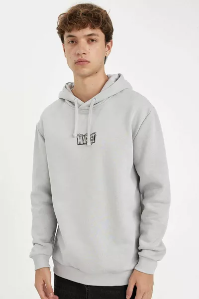 Marvel Logo Only Regular Fit Hoodie AU