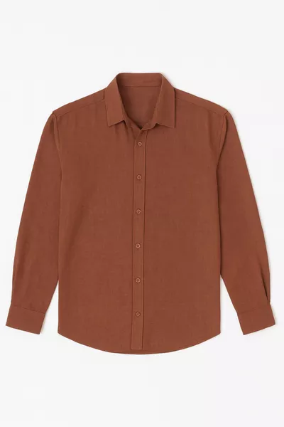 Linel Мужская рубашка с длинным рукавом Regular Fit