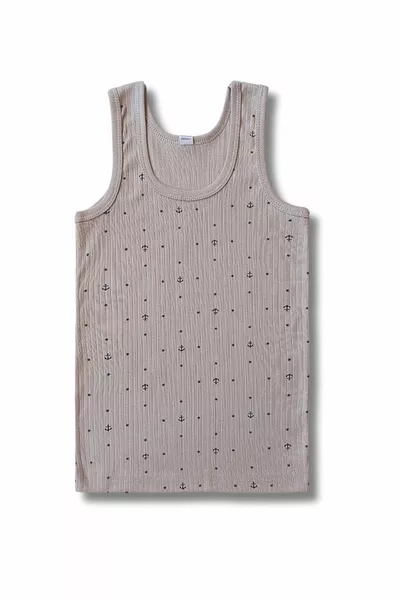 % Cotton Boys' Ribbed Tank Top Undershirt 6-Piece Set