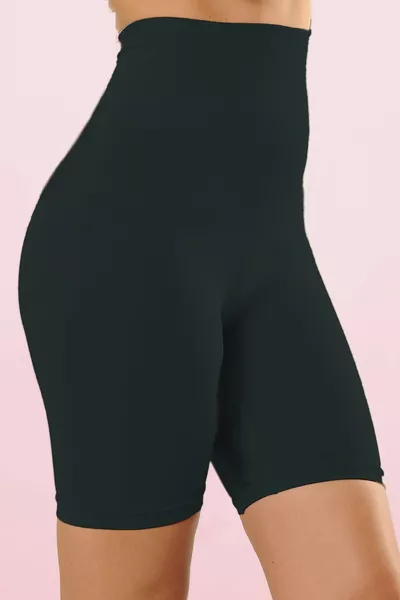 كورسيه أسود نحيف بدون خياطة لتنسيق الجسم