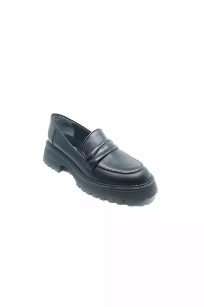 Women's Leather Loafer Shoes 