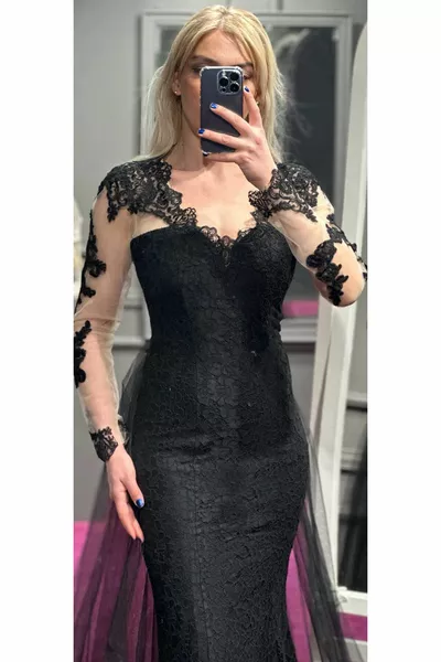 فستان سهرة طويل