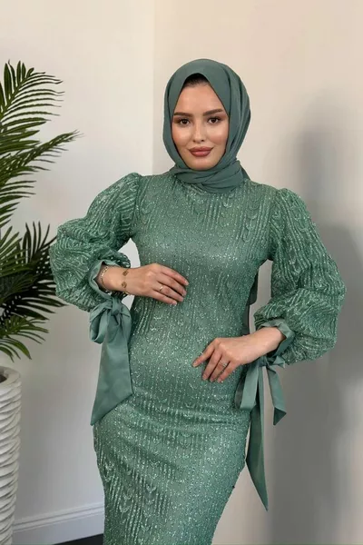 Вечерна рокля Didem Mint