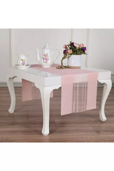 Chemin de table rose poudré Napperon américain 