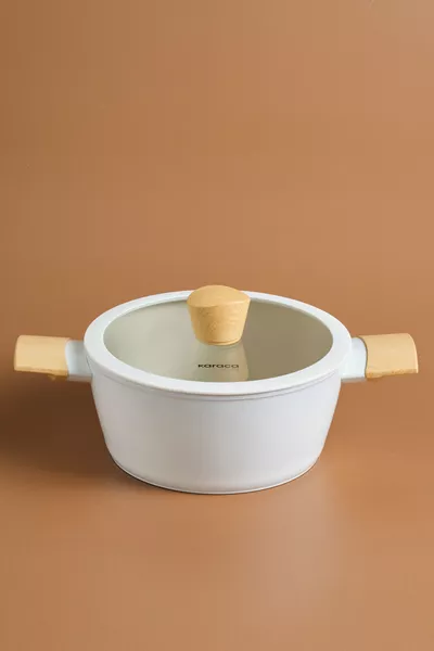 x Refika Swiss Crystal Amandelcrème Pan met Inductiebodem  cm