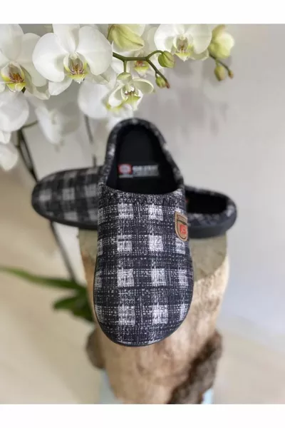  شبشب الشتاء الأسطوانة رمادي