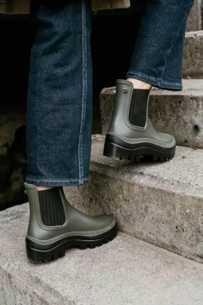 Soul Black Women's Boots Shoes kaki