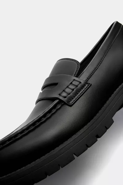 Mocassins avec détails décoratifs