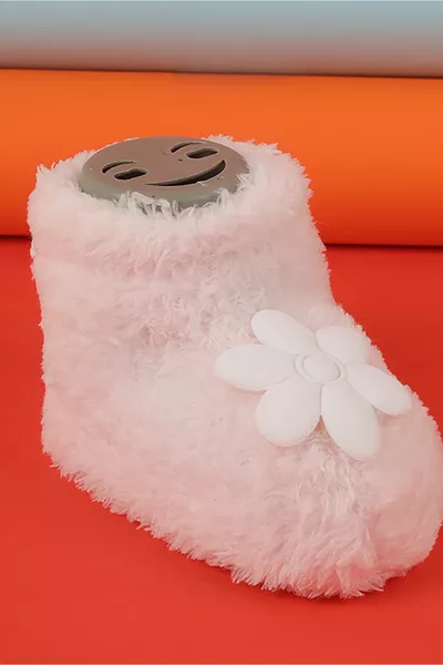 Unisexe Bébé Nouveau-né Daisy Détaillé Confortable Habillé Chaussons Pantif Chaussures Convient Aux Peaux Sensibles