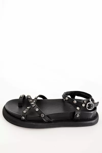 Sandales tongs noires 